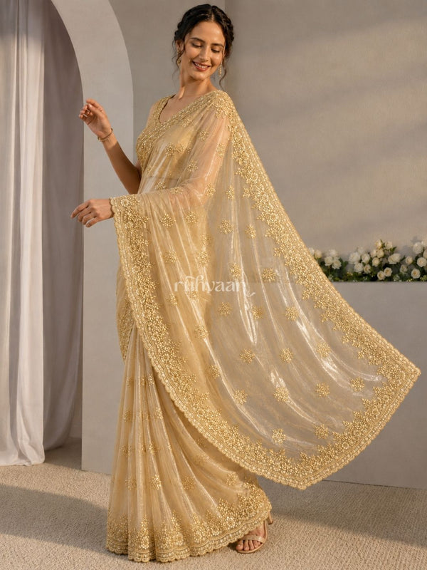 Gilded Garden Saree
