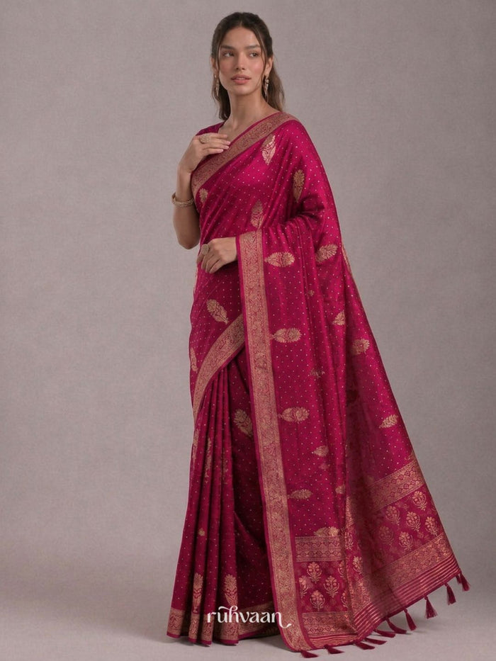 Rani Forest Whisper Saree