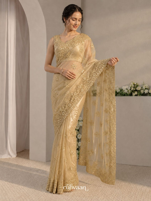 Gilded Garden Saree