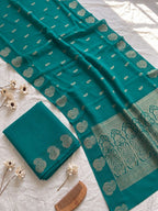 Teal Legacy Saree