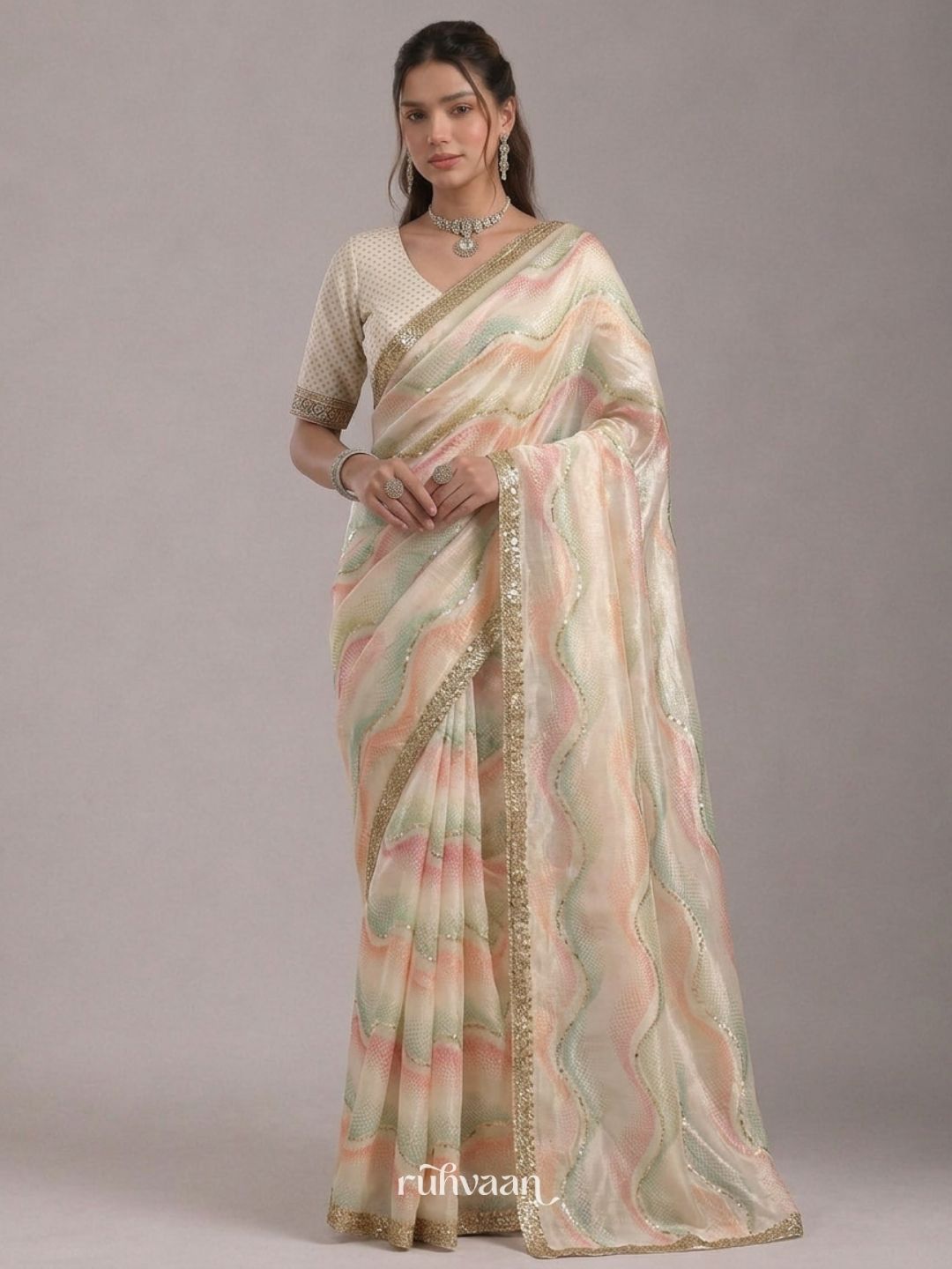 Pastel Reverie Saree