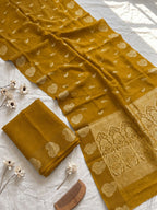Mustard Legacy Saree