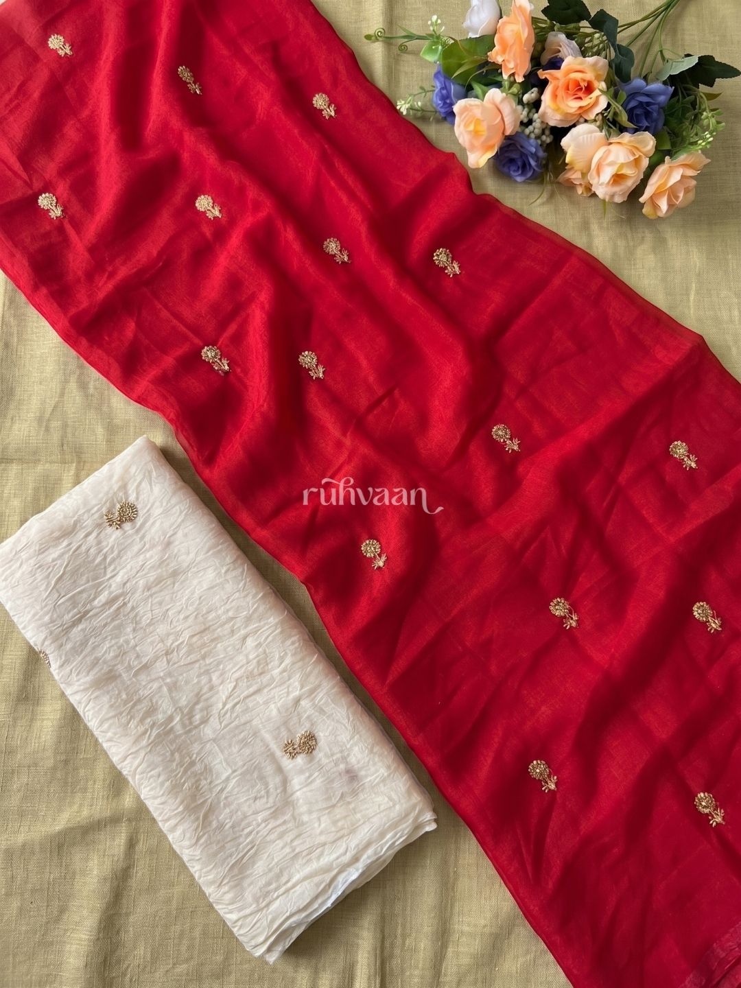 Scarlet Devotion Saree