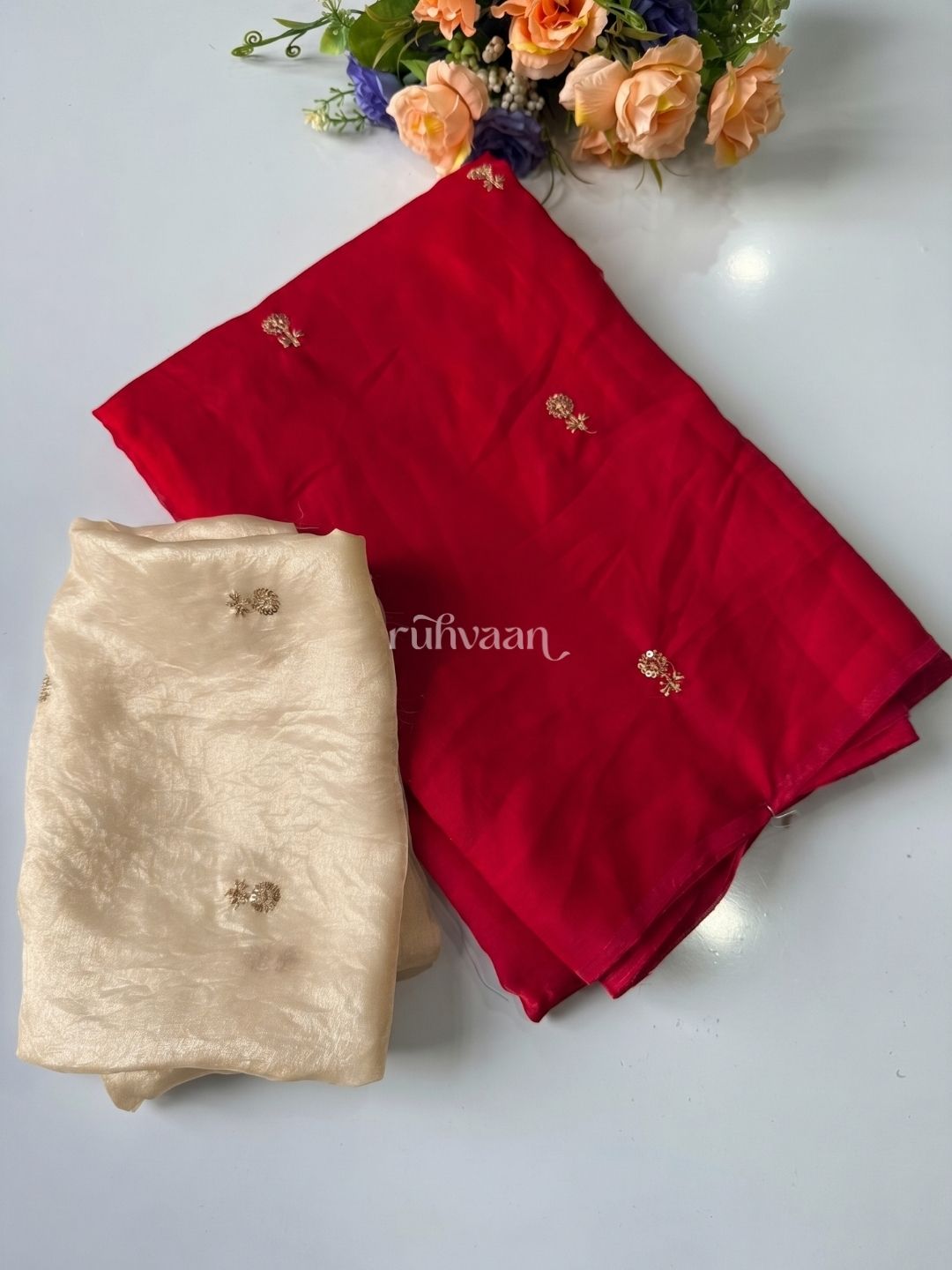 Scarlet Devotion Saree