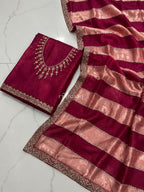 Dusk in Bloom Saree