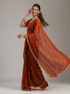 Amber Harvest Saree