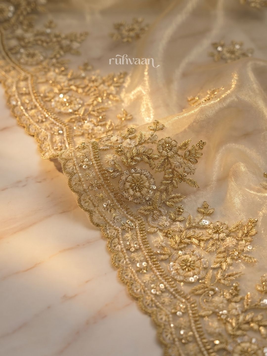 Gilded Garden Saree
