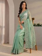 Misty Meadow Saree