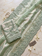 Misty Meadow Saree