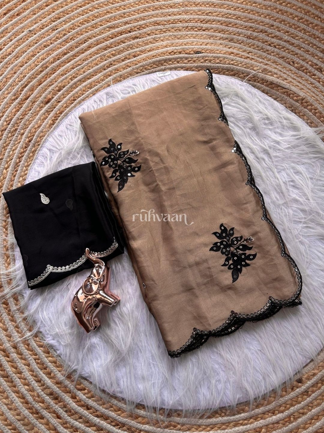 Golden Dusk Saree