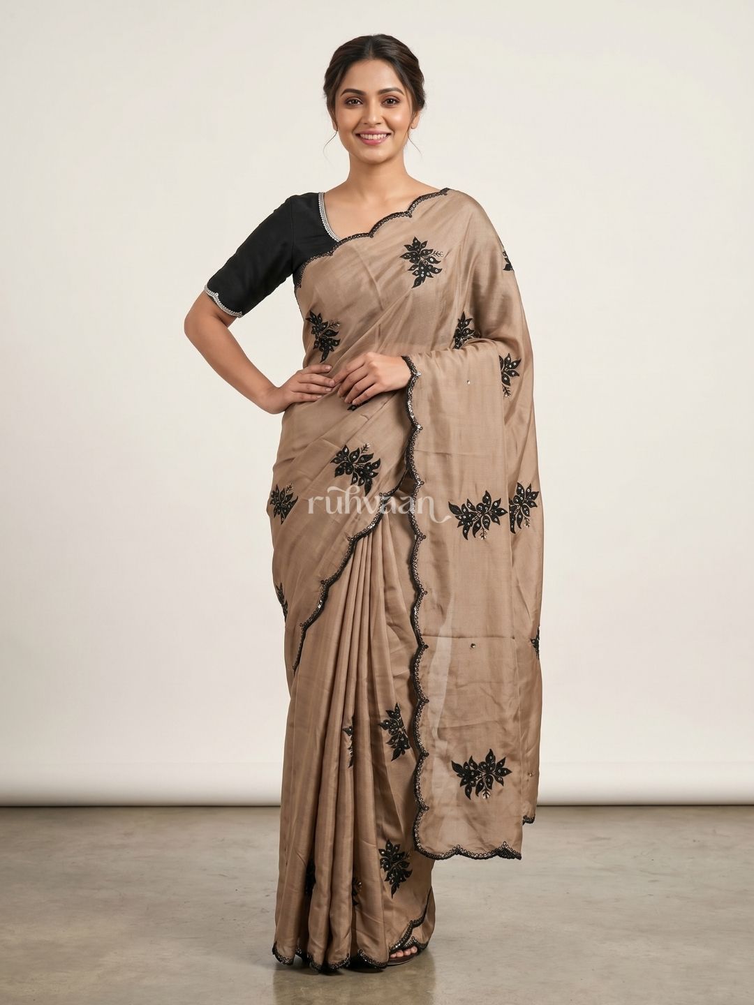 Golden Dusk Saree