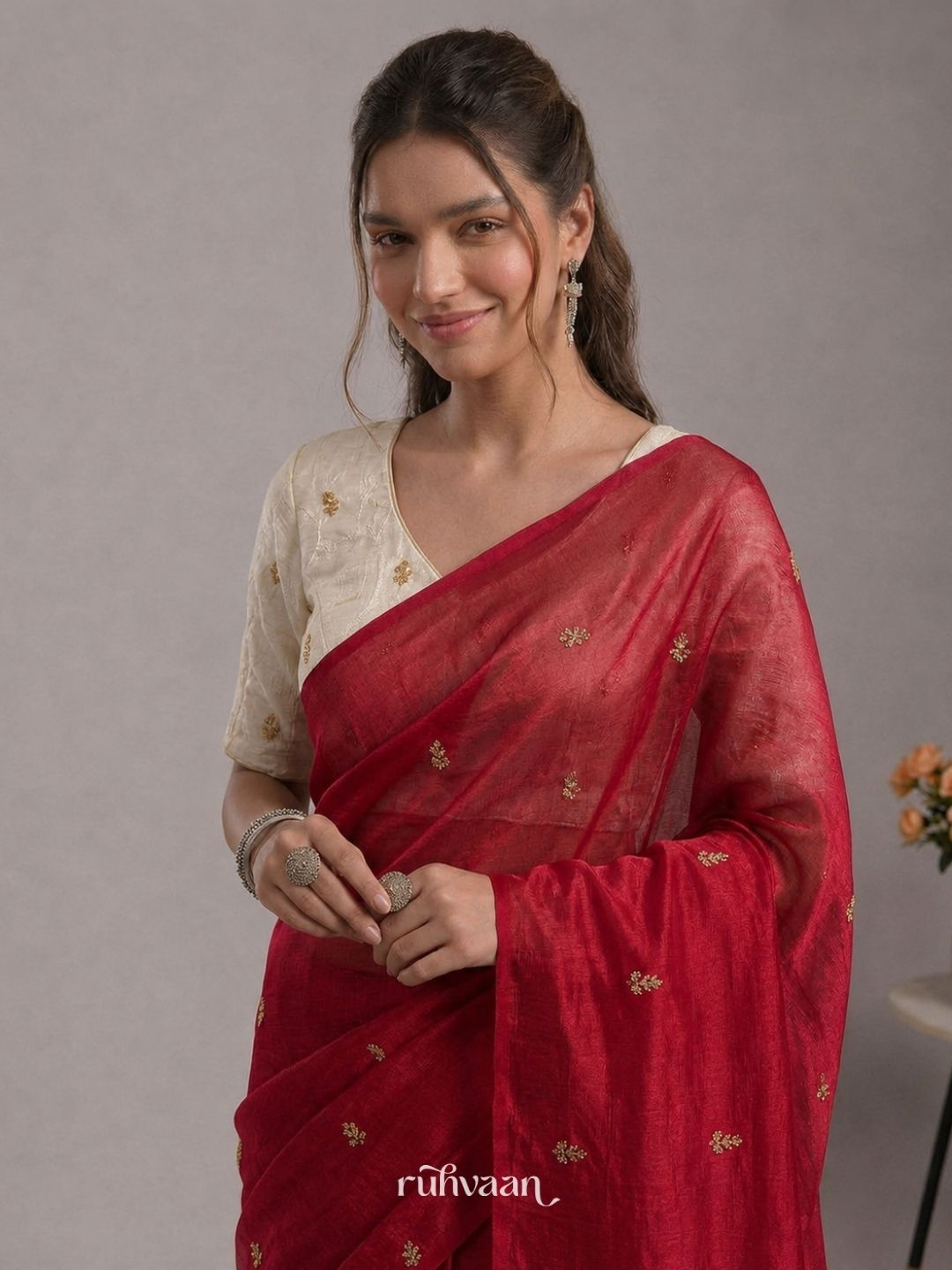 Scarlet Devotion Saree