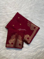 Crimson Durbar Saree
