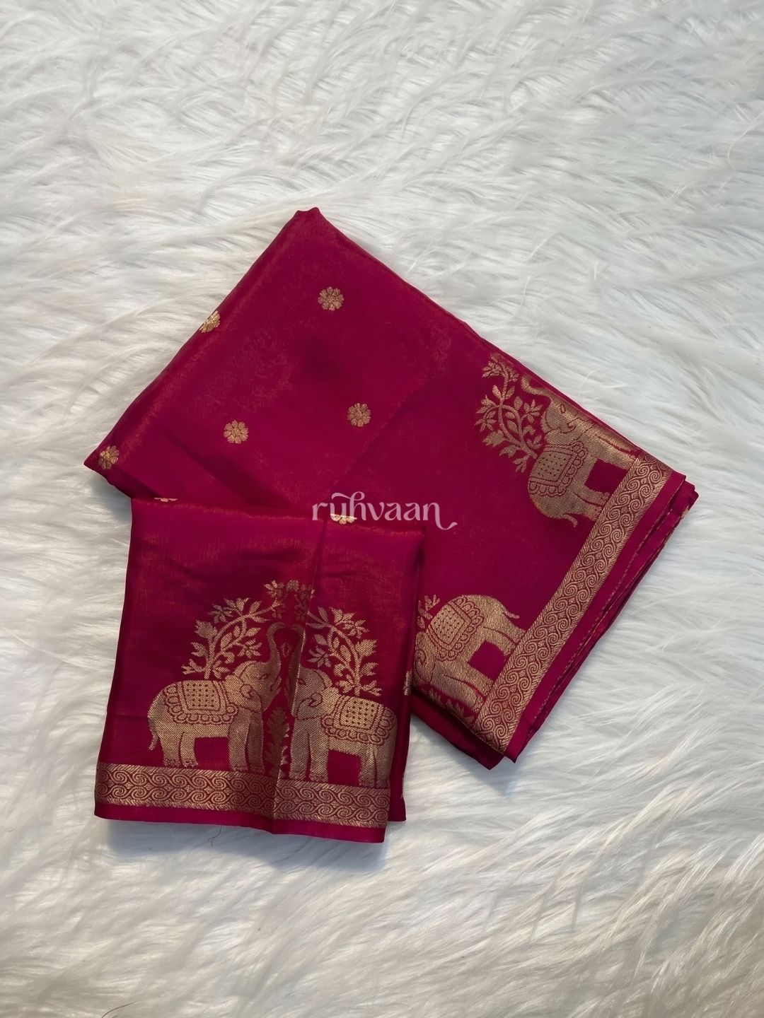 Pink Durbar Saree