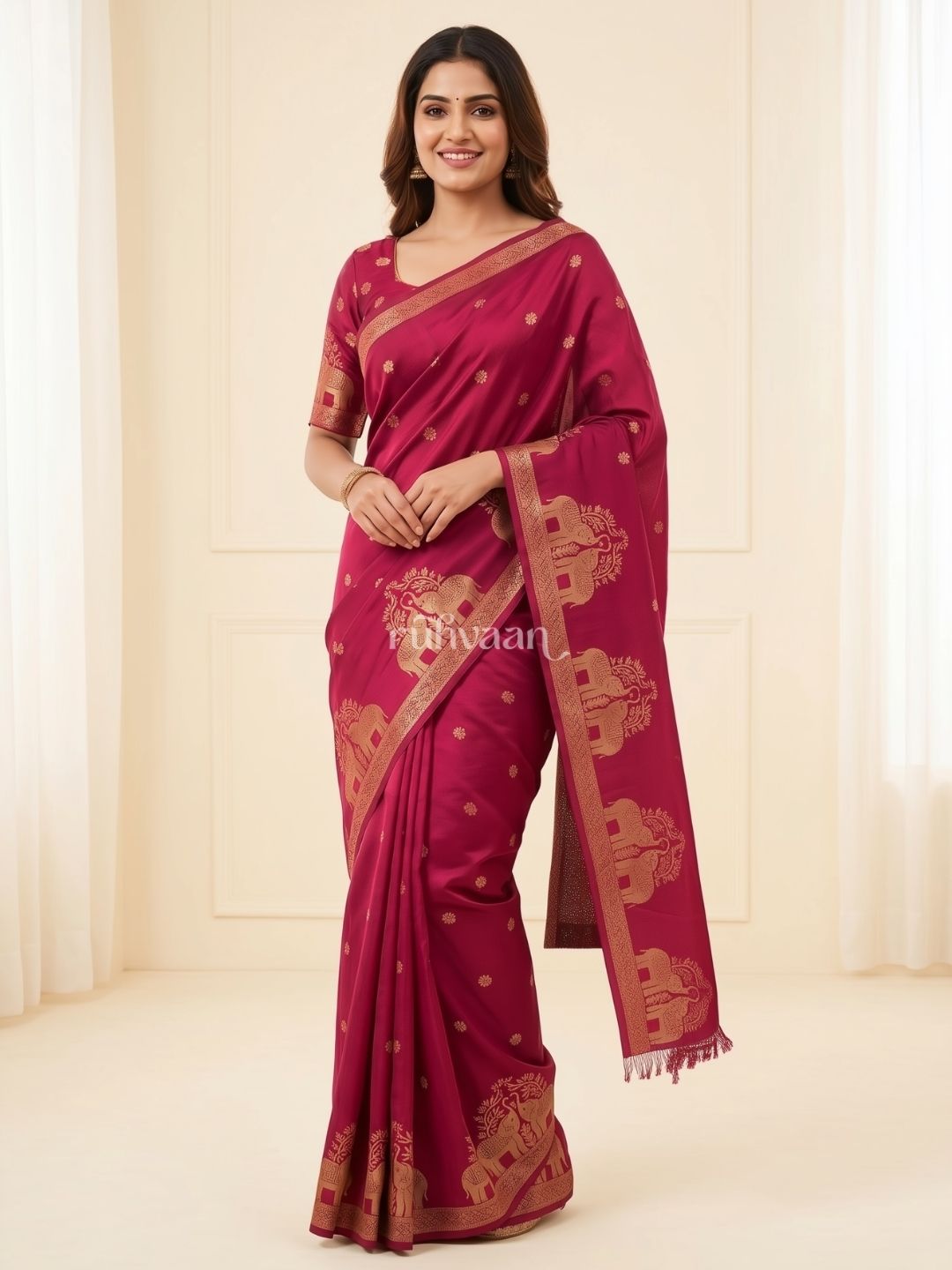 Pink Durbar Saree