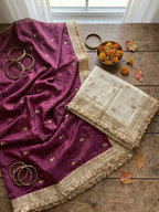 Wine Ember Saree