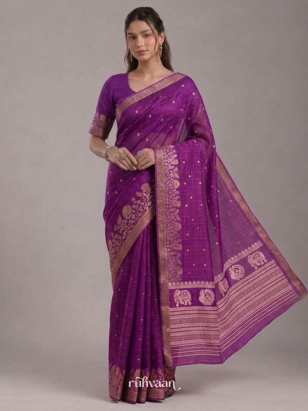 Violet Fable Saree