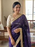 Violet Ember Saree