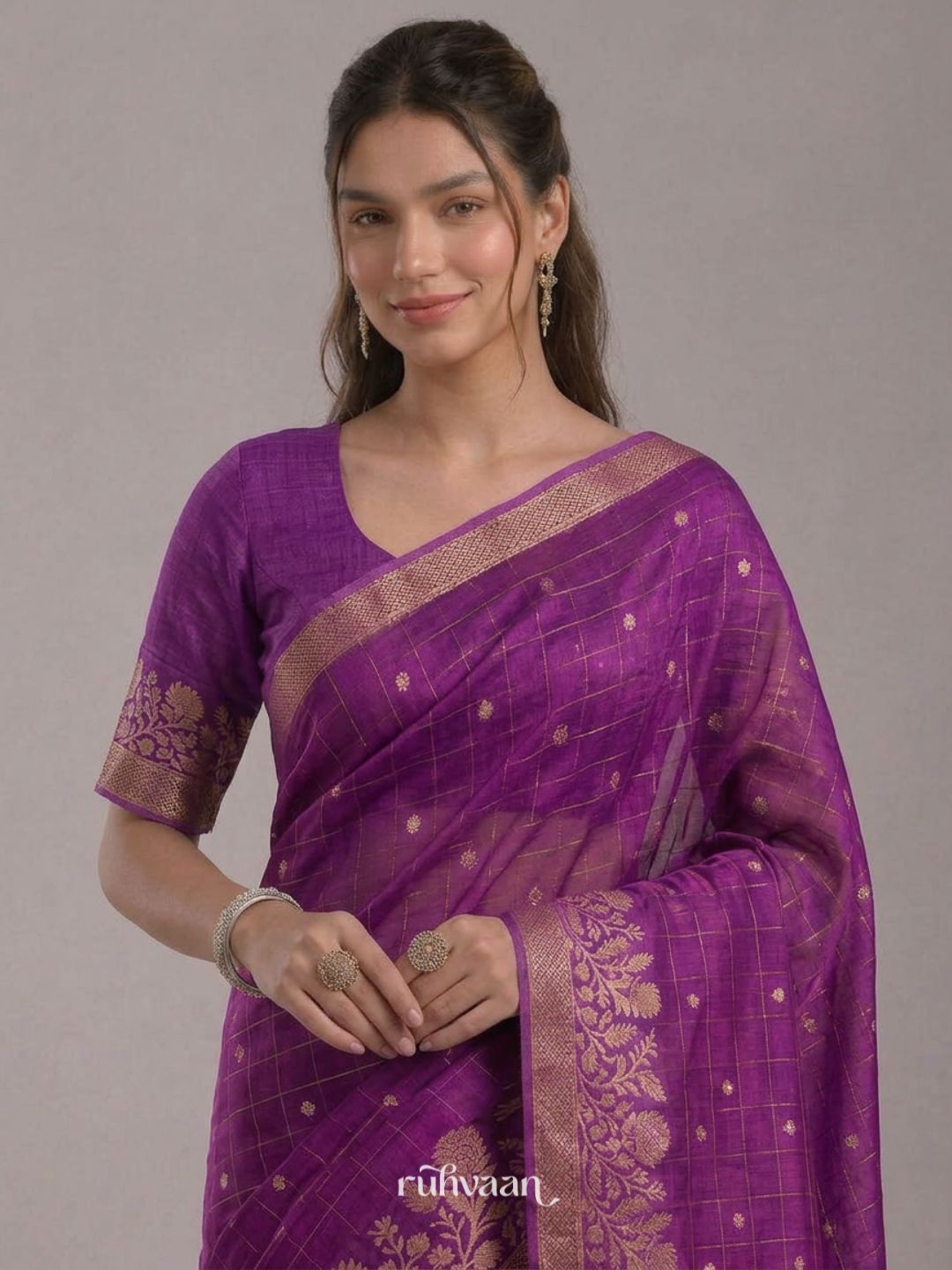 Violet Fable Saree