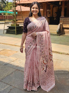 Rose Songbird Saree