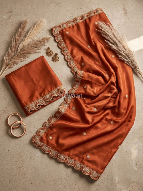 Amber Harvest Saree