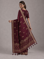 Plum Forest Whisper Saree