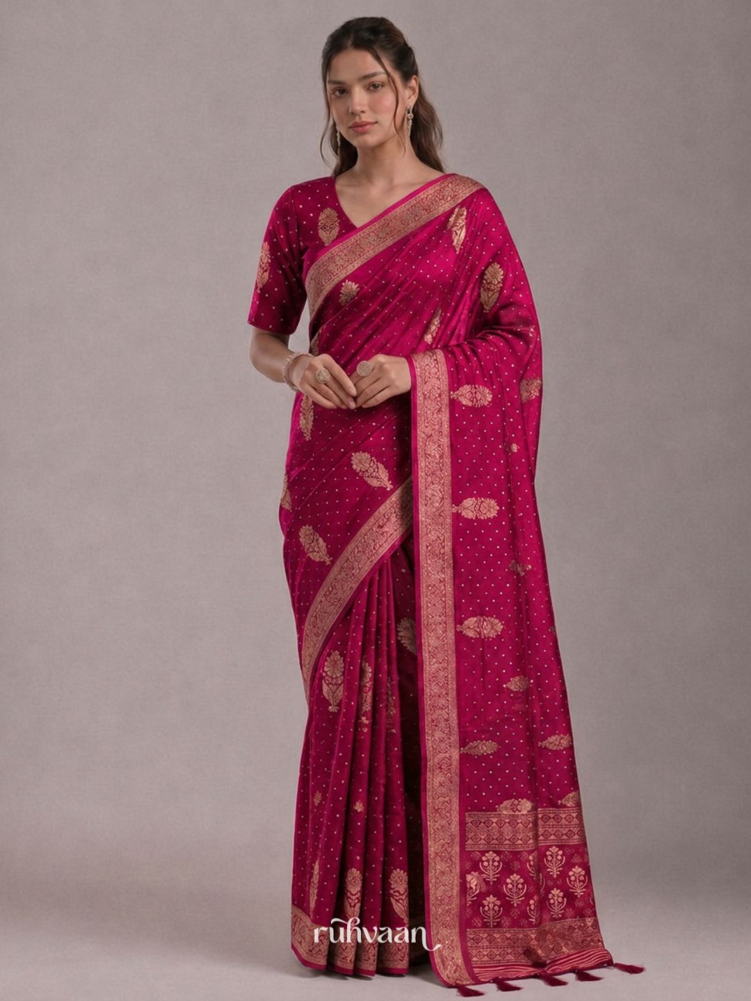 Rani Forest Whisper Saree