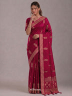 Crimson Forest Whisper Saree