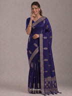 Indigo Forest Whisper Saree