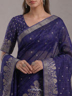 Navy Fable Saree