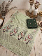 Mint Songbird Saree