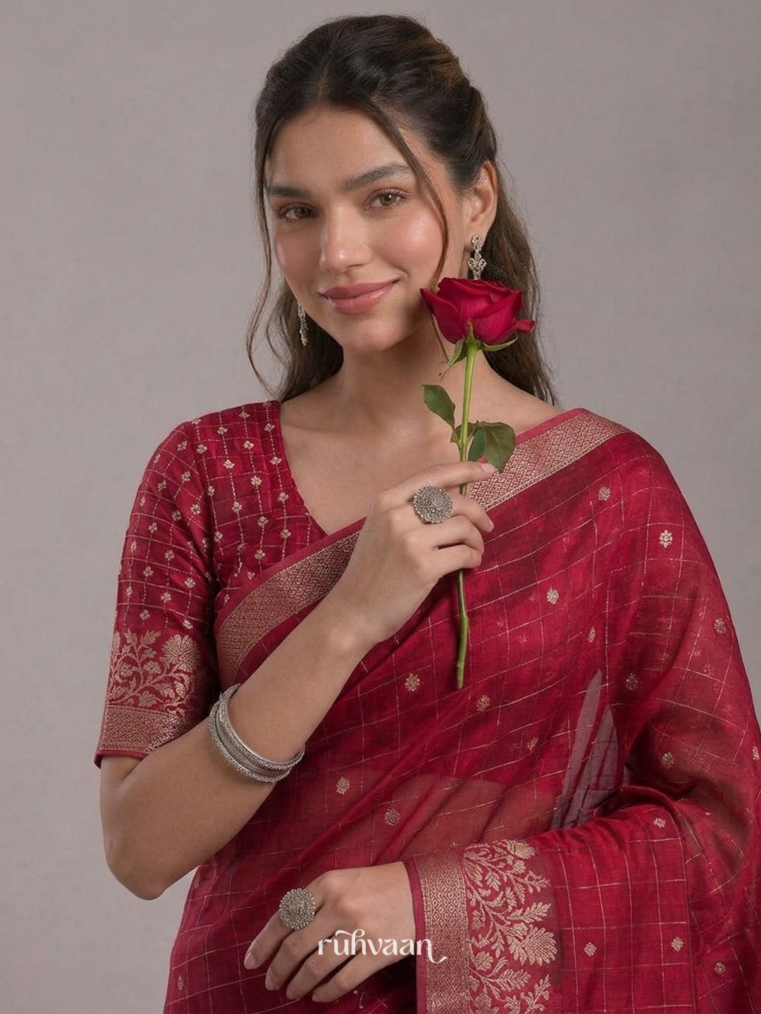 Magenta Fable Saree
