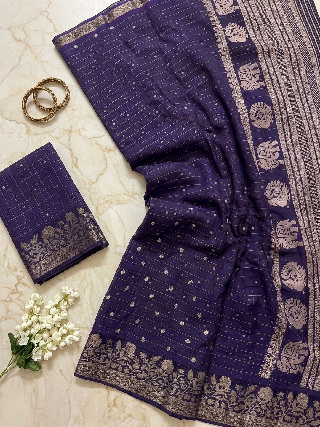 Indigo Fable Saree