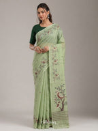 Mint Songbird Saree