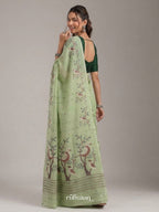 Mint Songbird Saree