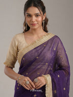 Violet Ember Saree