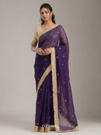Violet Ember Saree