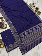Navy Fable Saree