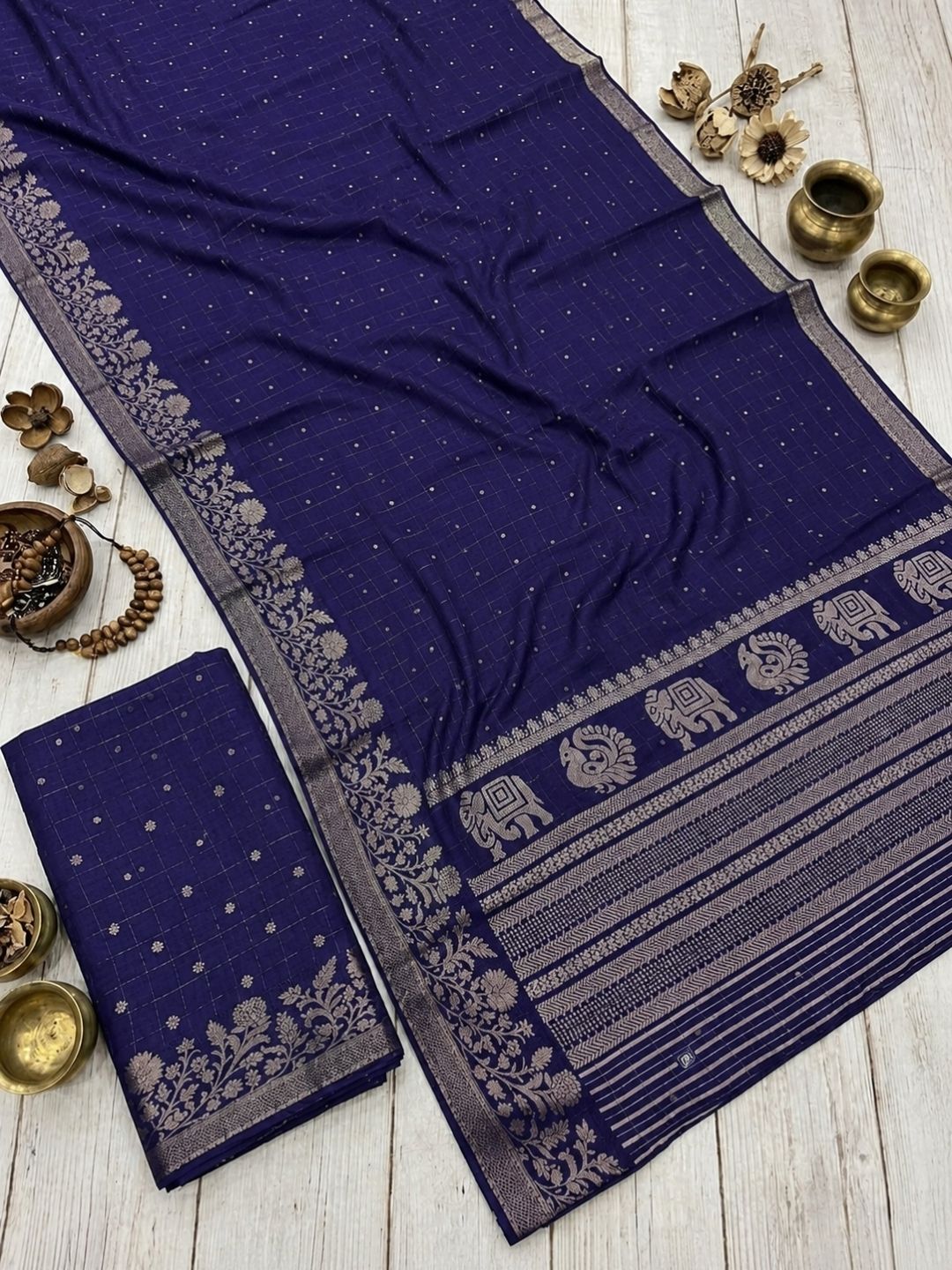 Navy Fable Saree