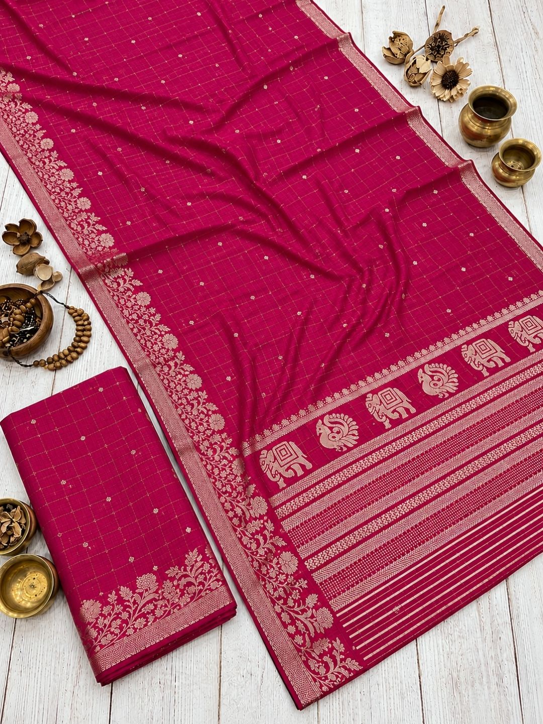 Magenta Fable Saree