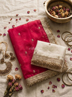 Gulabi Ember Saree