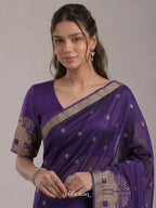 Violet Durbar Saree