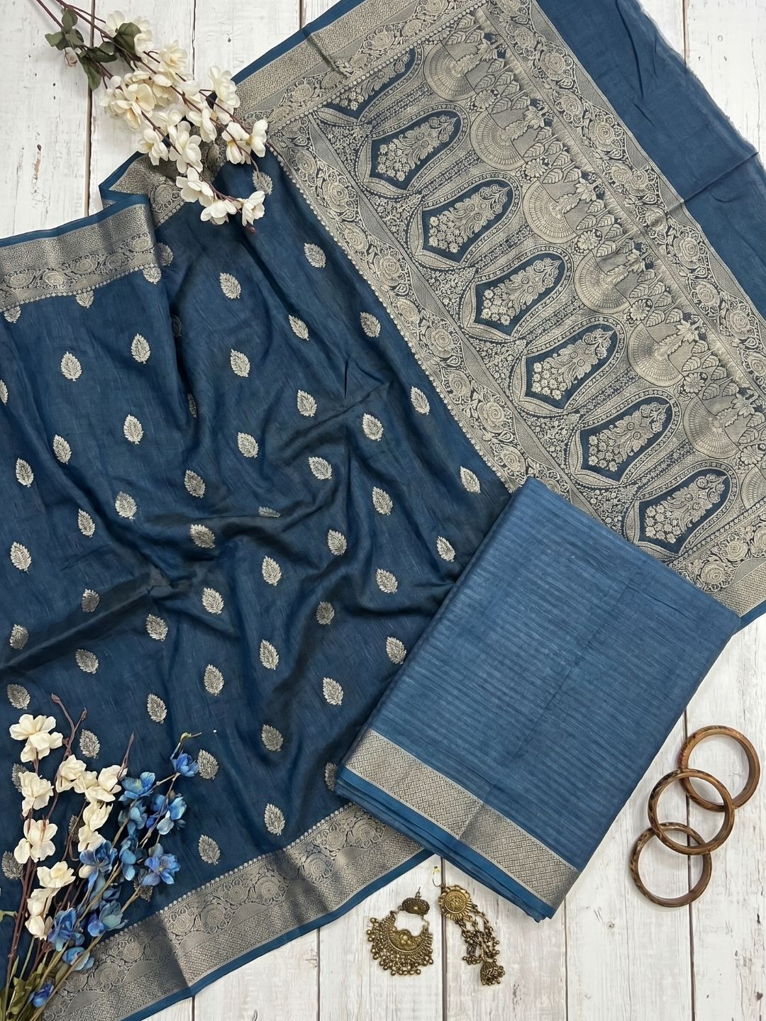 Azure Legacy Saree