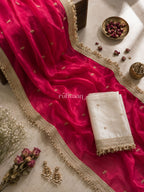 Gulabi Ember Saree