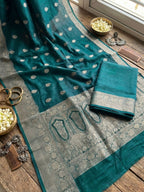 Teal Legacy Saree