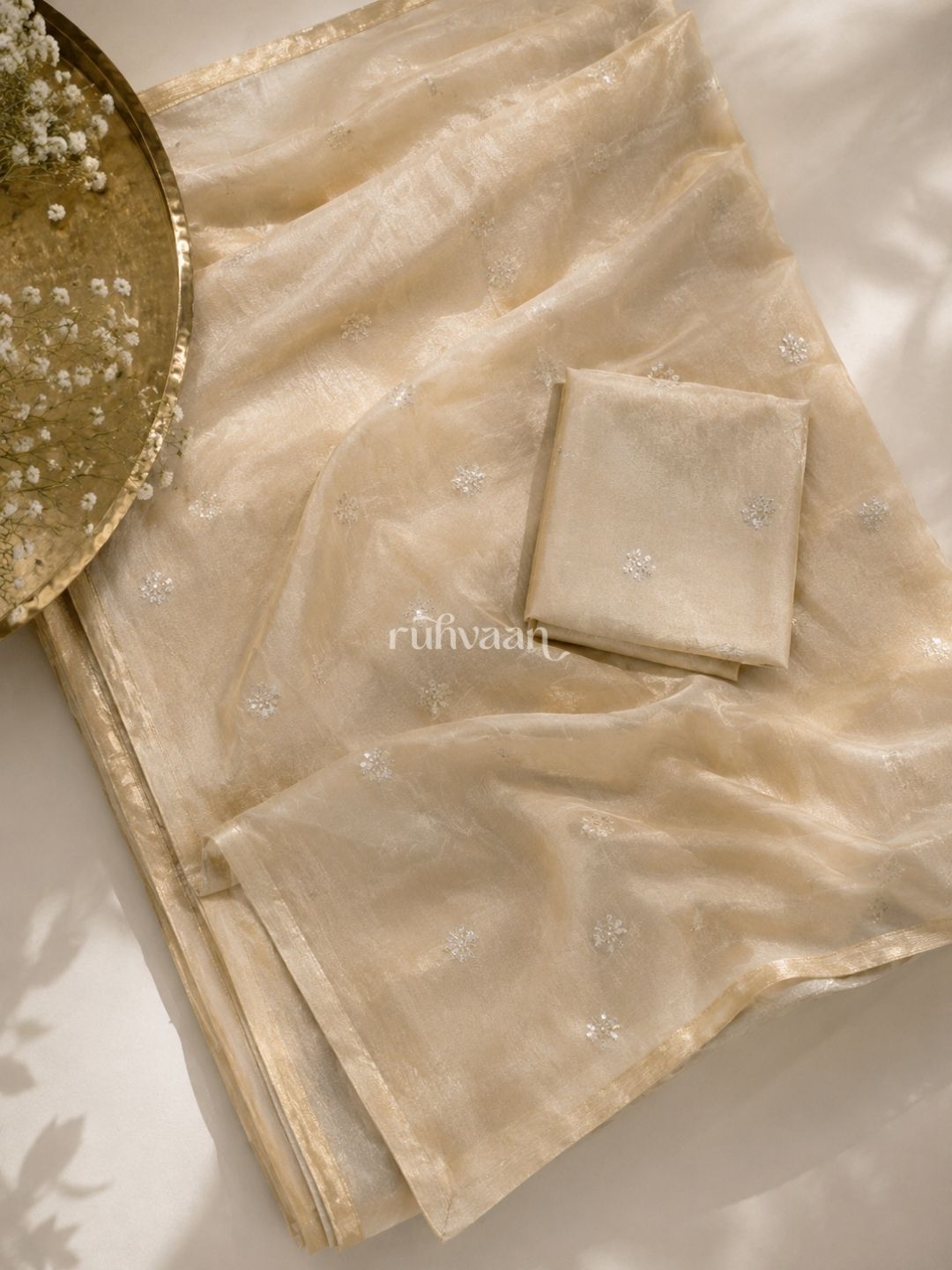Golden Hour Bloom Saree