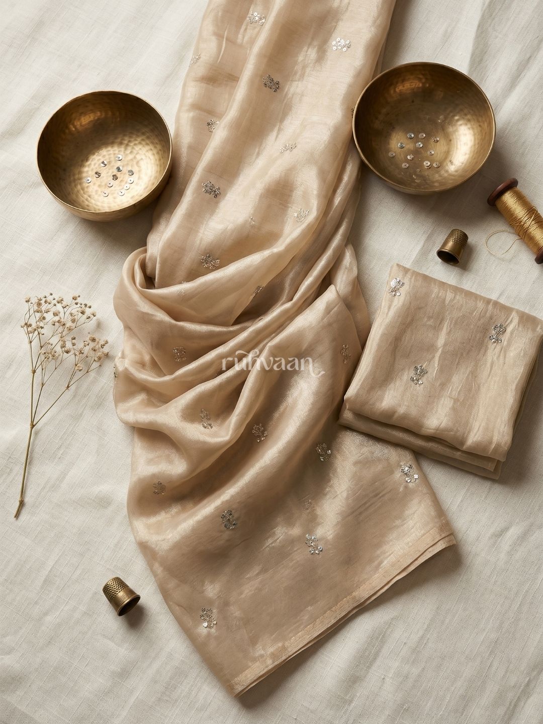Golden Hour Bloom Saree