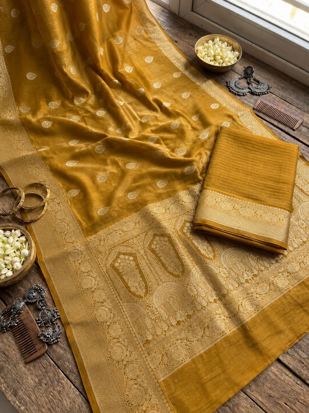 Saffron Legacy Saree