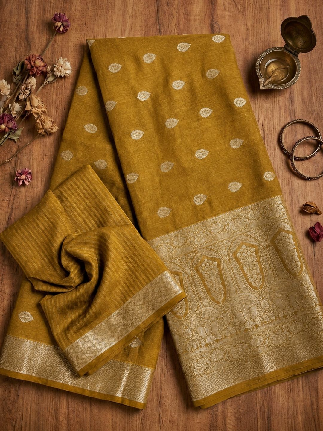 Saffron Legacy Saree