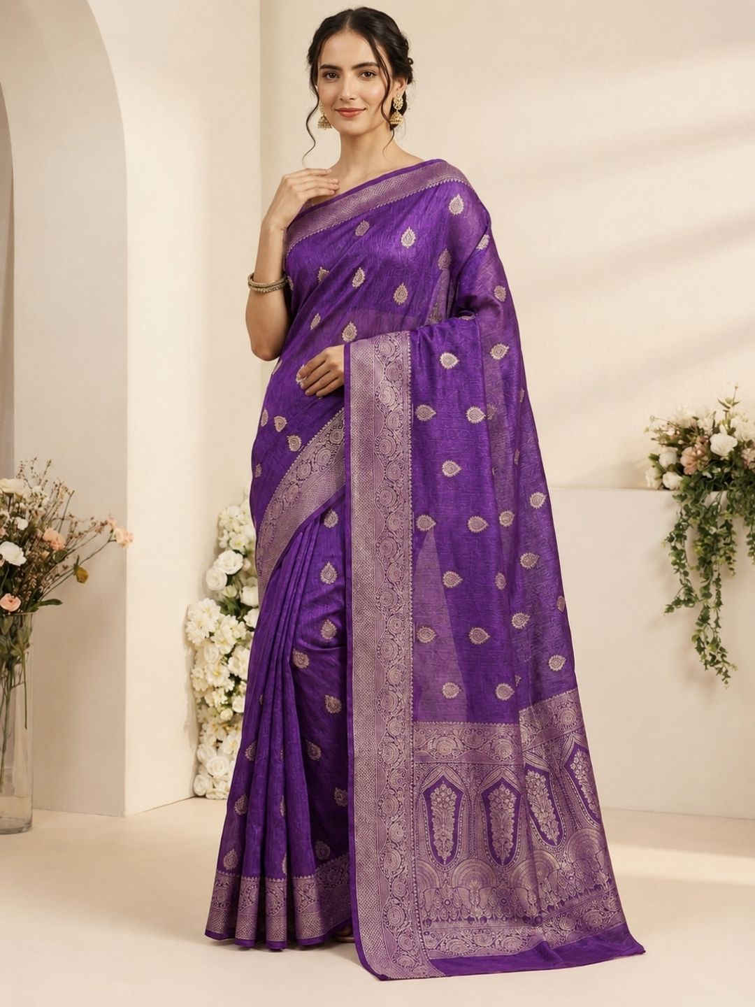 Violet Legacy Saree